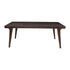 Mesa de comedor Olejo, color chocolate