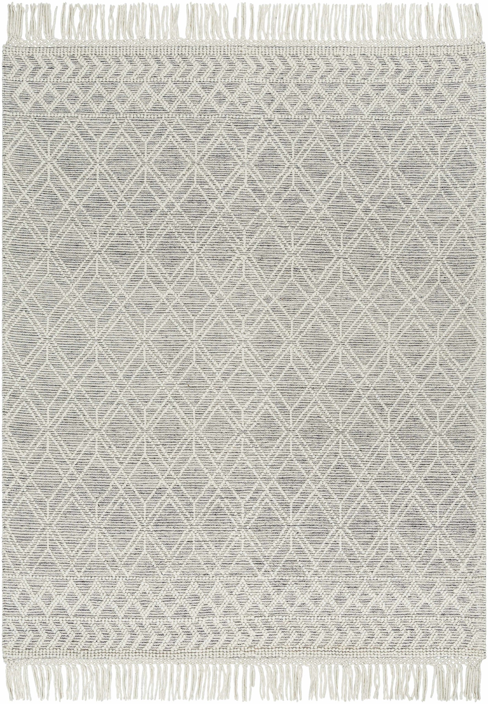 Ossun Wool Rug with Tassels