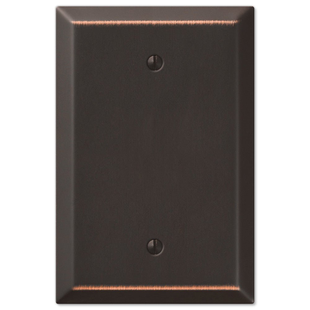 Placa de pared en blanco de acero envejecido de gran tamaño - 1