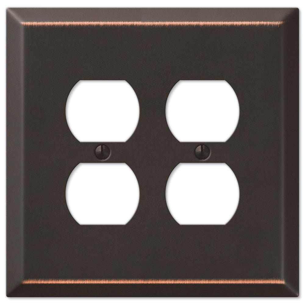 Placa de pared de acero envejecido de gran tamaño de 2 piezas