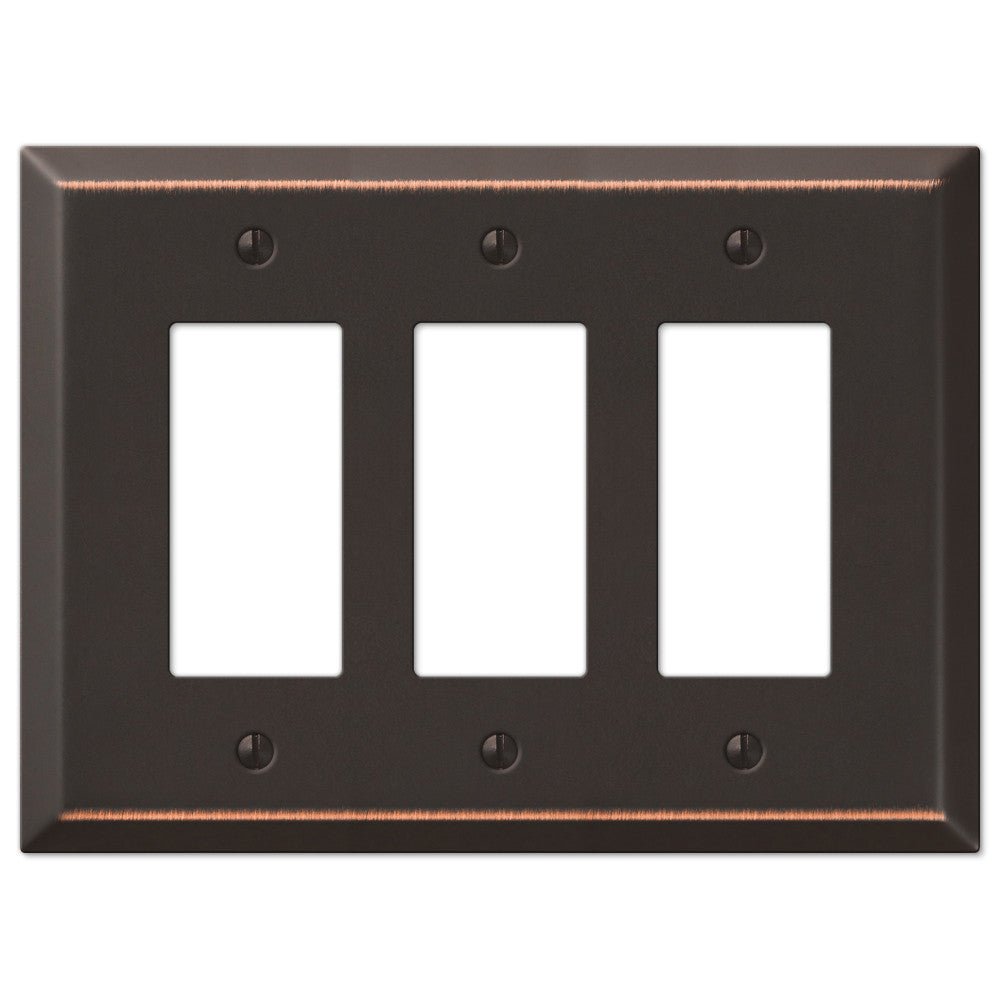 Placa de pared de acero envejecido de gran tamaño con 3 balancines