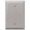Oversized Brushed Nickel Steel - 1 Blank Wallplate