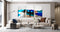 Oversized Contemporary Art Mirrored Mountain Wall Decor Set of 3