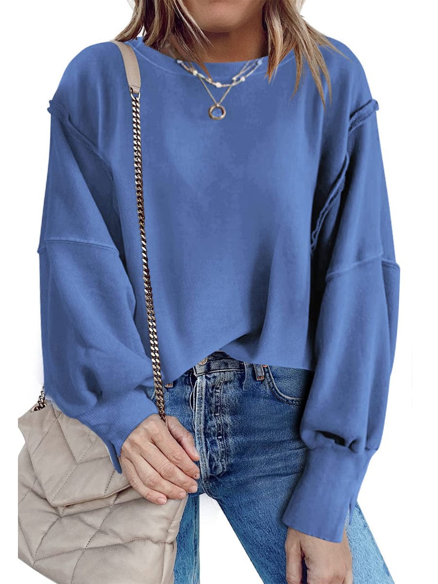 Slightly Oversized Crew Neck Sweater