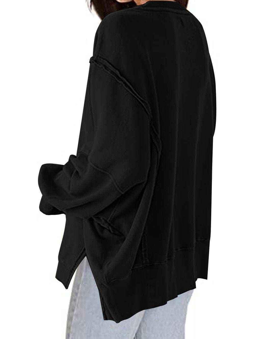 Slightly Oversized Crew Neck Sweater