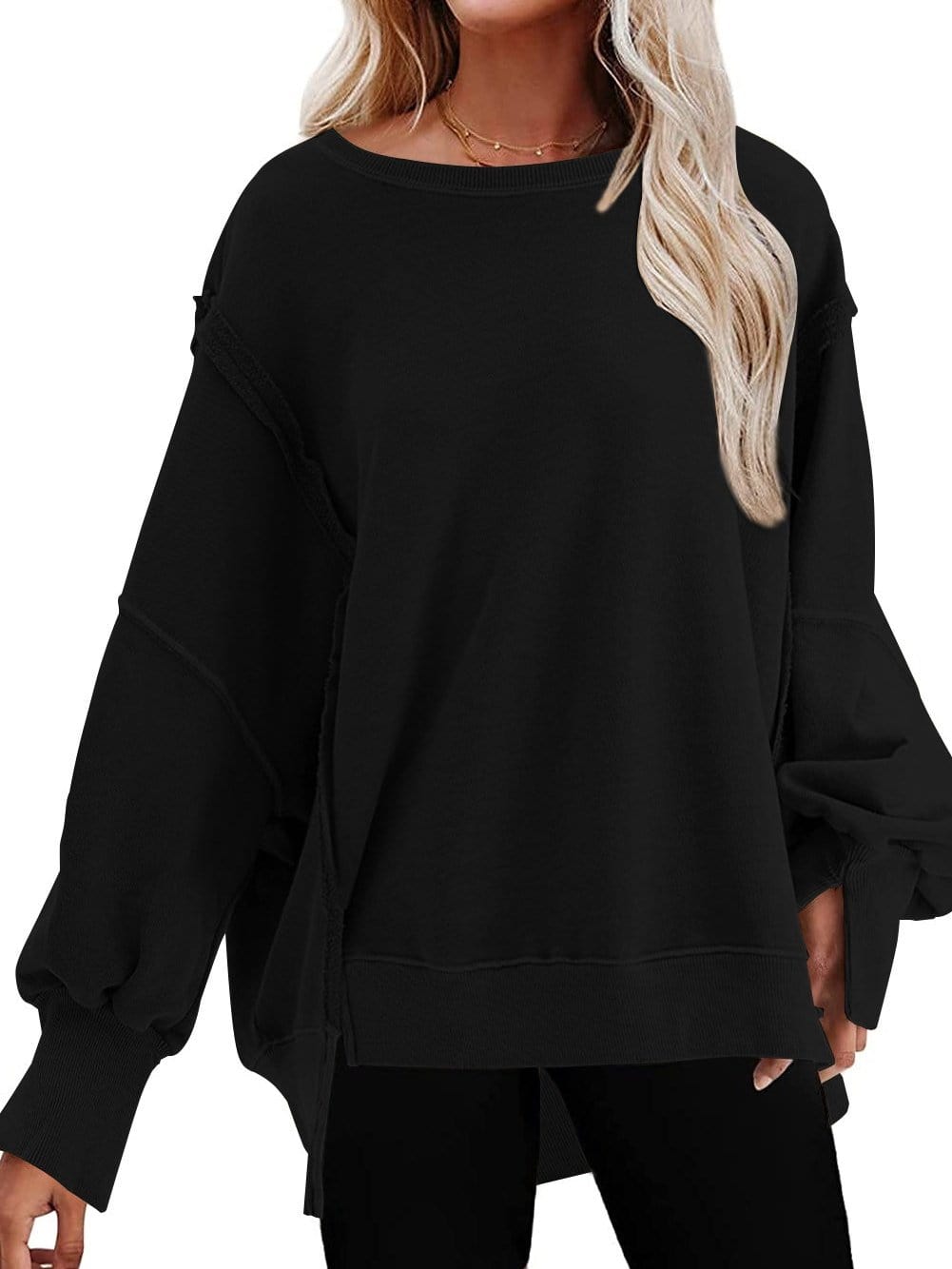 Slightly Oversized Crew Neck Sweater
