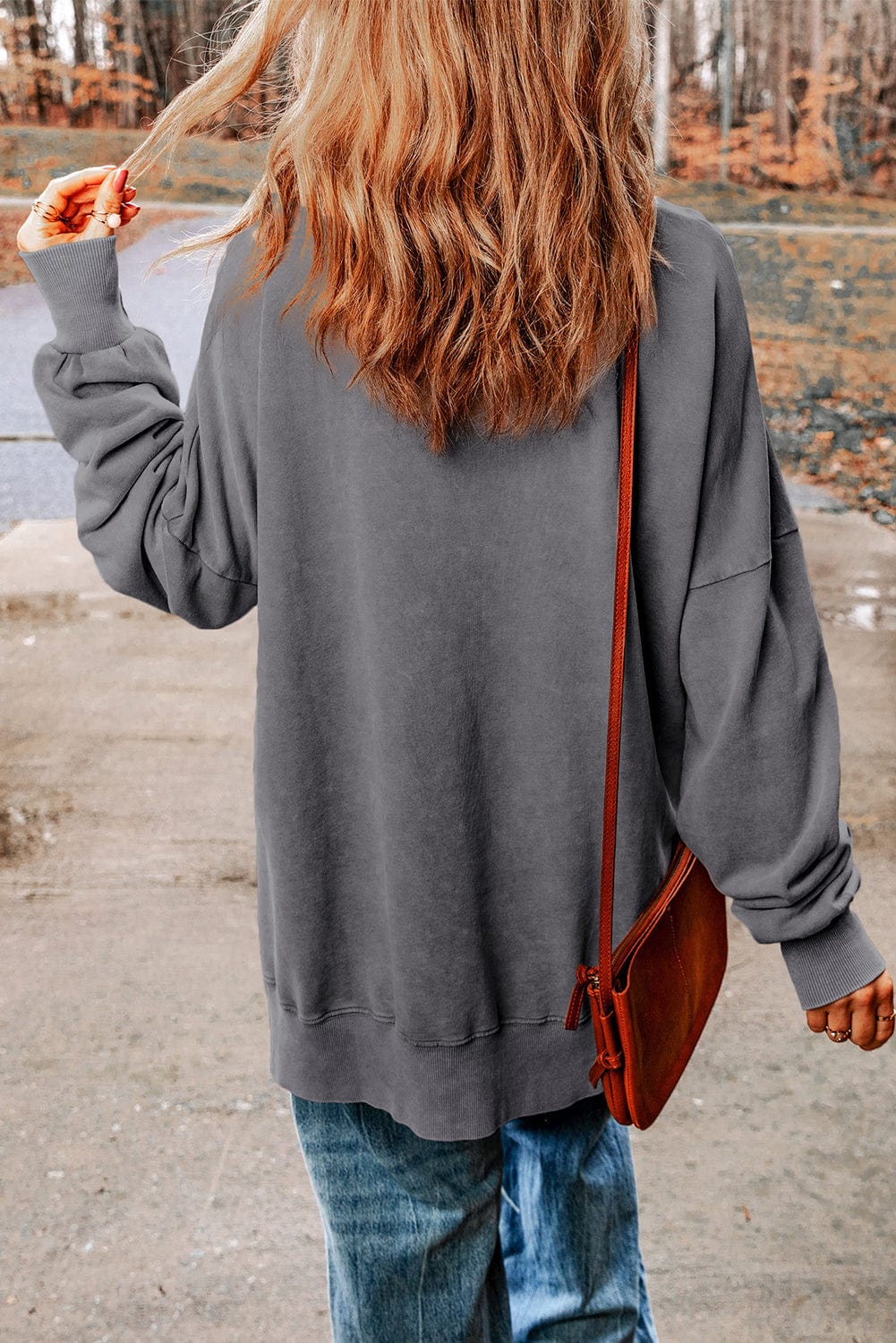 Slightly Oversized Crew Neck Sweater