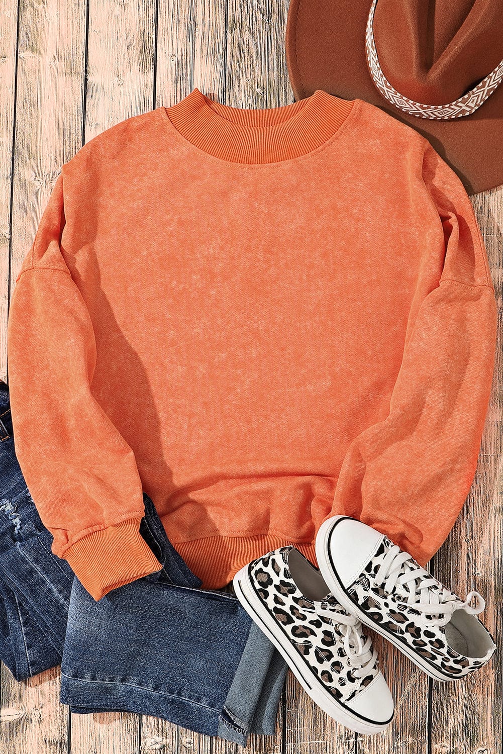 Slightly Oversized Crew Neck Sweater