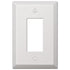 Placa de pared basculante de acero blanco de gran tamaño - 1