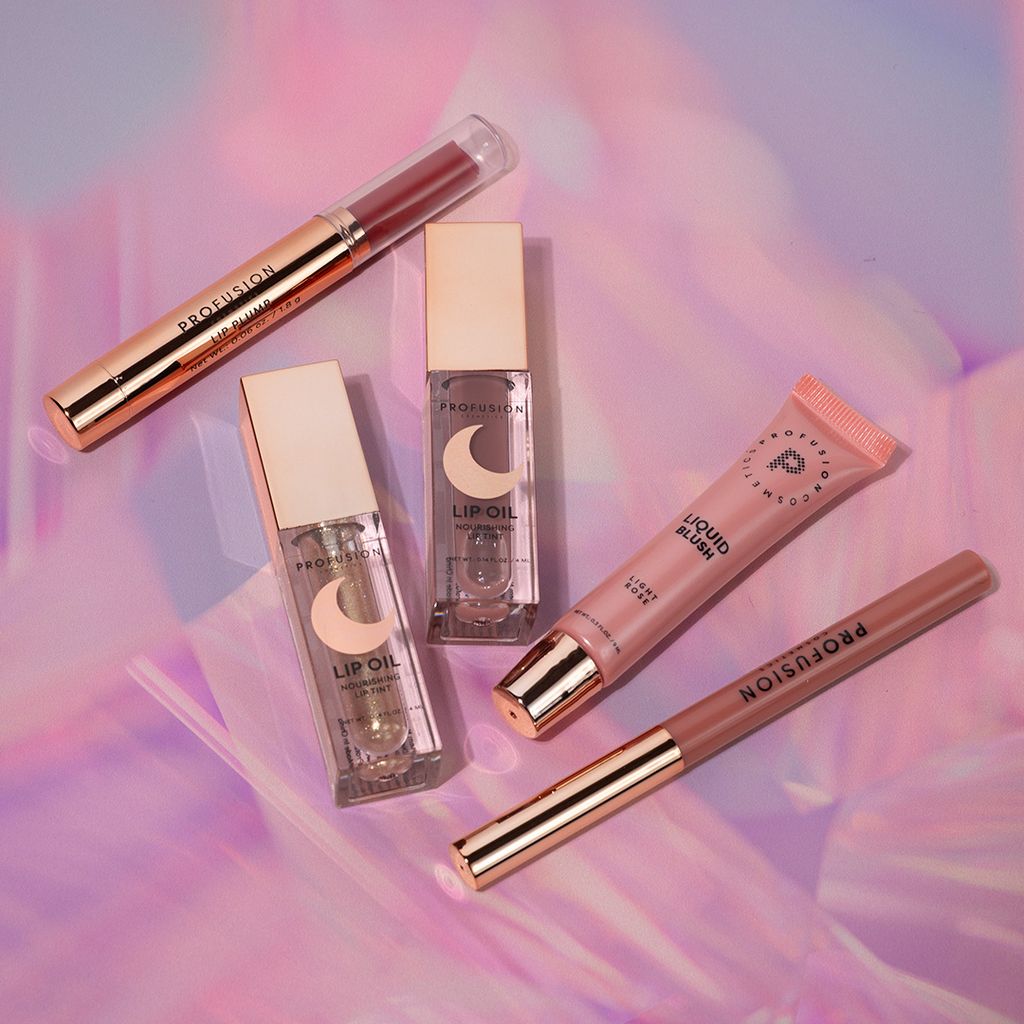 Set de 5 labiales y rubores Nude Glow