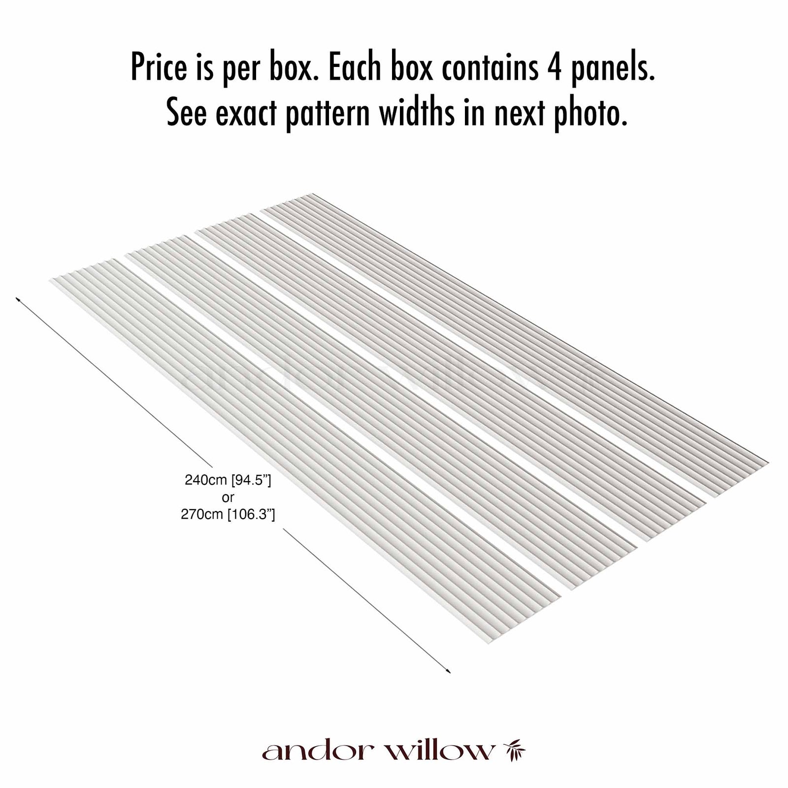 Paintable Fluted Wall Panels