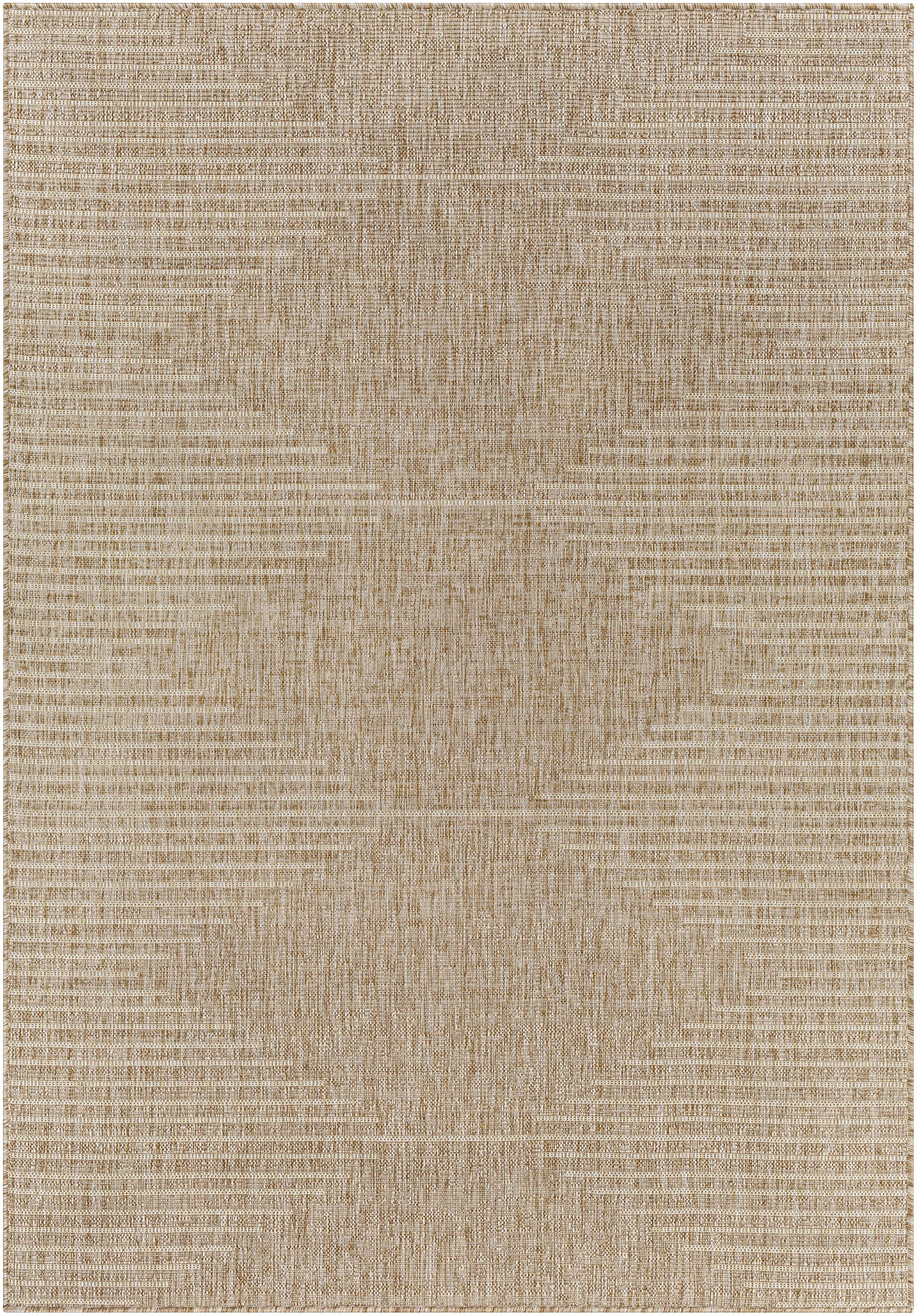 Alfombra de exterior Stephan beige oscuro