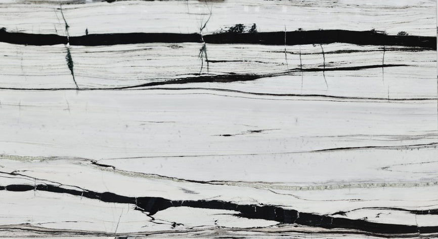 Panda White Bookmatching Marble Slabs Polished - Full Truckload