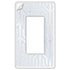 Placa de pared de plástico transparente sin tornillos Paper-It - 1 basculante