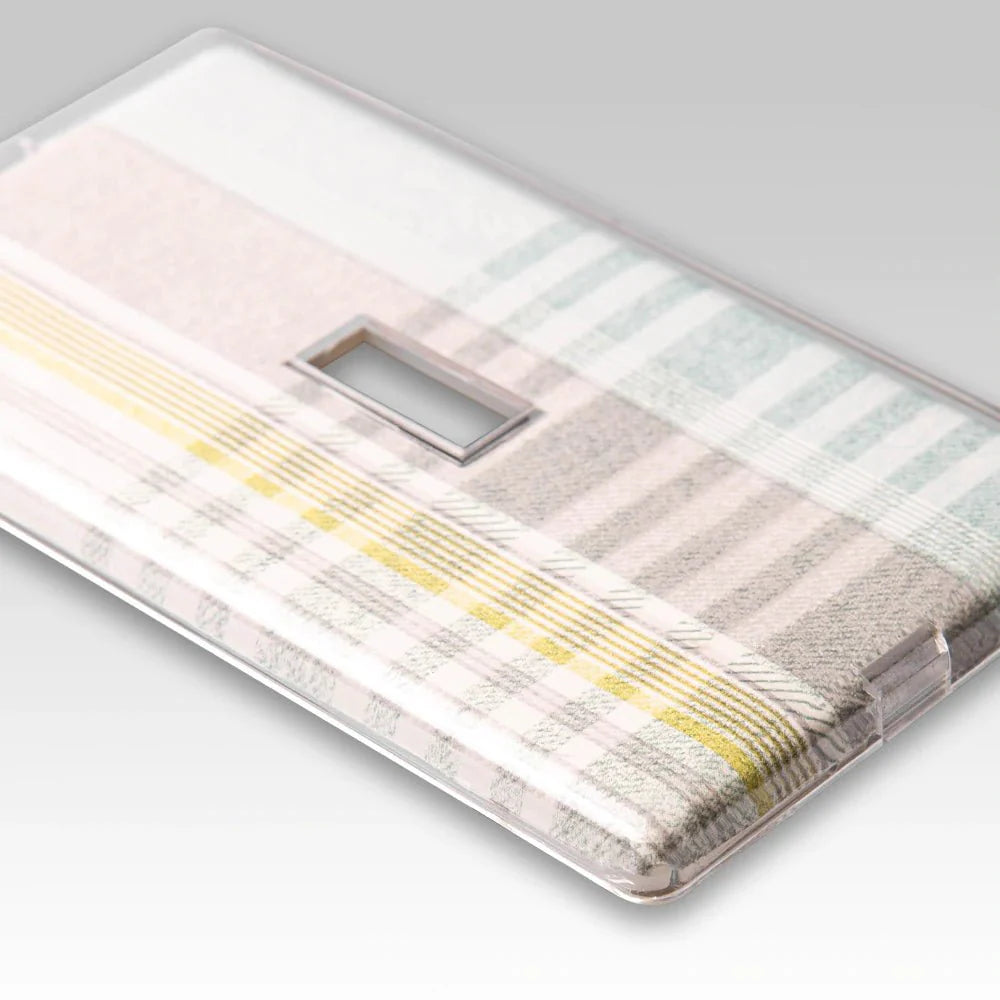 Placa de pared de plástico transparente sin tornillos Paper-It - 1 basculante