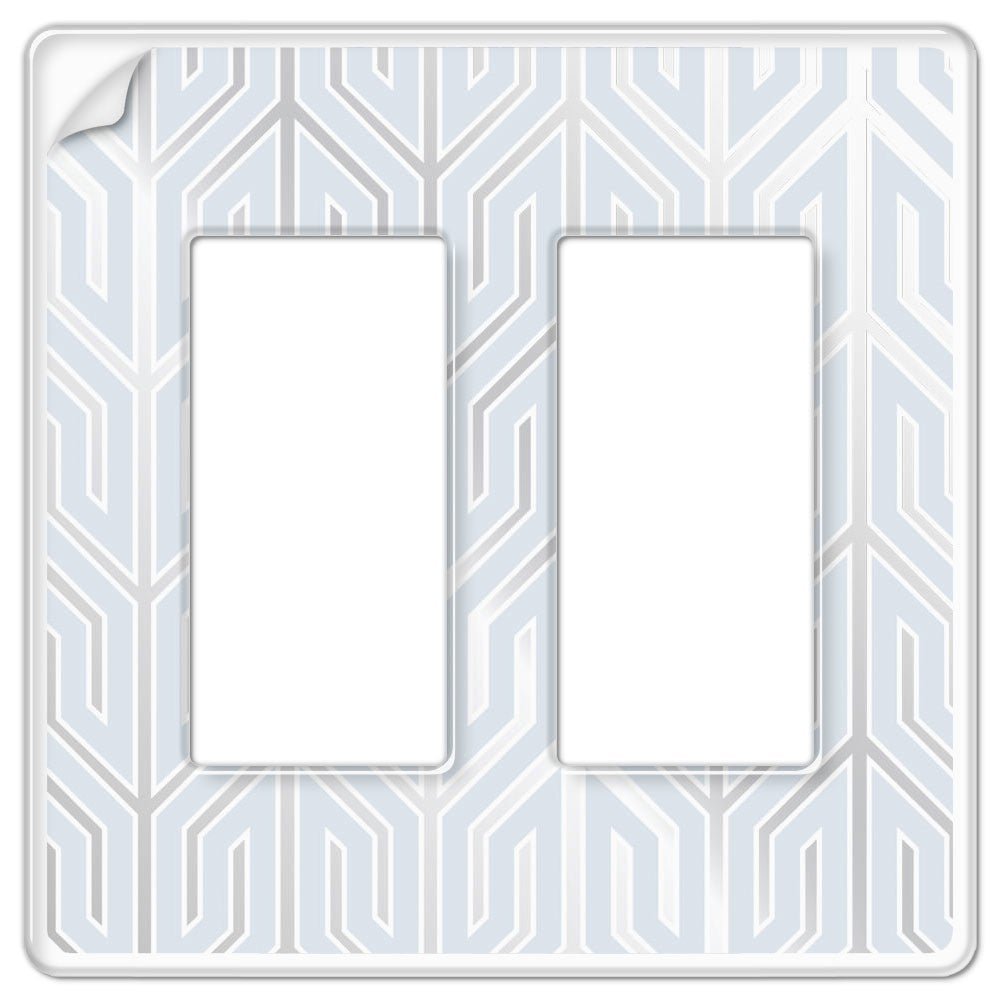 Placa de pared de plástico transparente sin tornillos Paper-It de 2 balancines