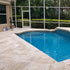 Patara Beige Vein-cut Travertine Pattern Tumbled Pavers - Full Truckload