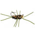 Tungsten Bead Jigged Pat's Rubber Legs Nymph Assortment Euro Fly Fishing Flies - Trout and Bass Wet Fly Pattern - 12 Flies Hook Size 10