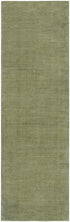 Brockton Solid Wool Sage Green Area Rug