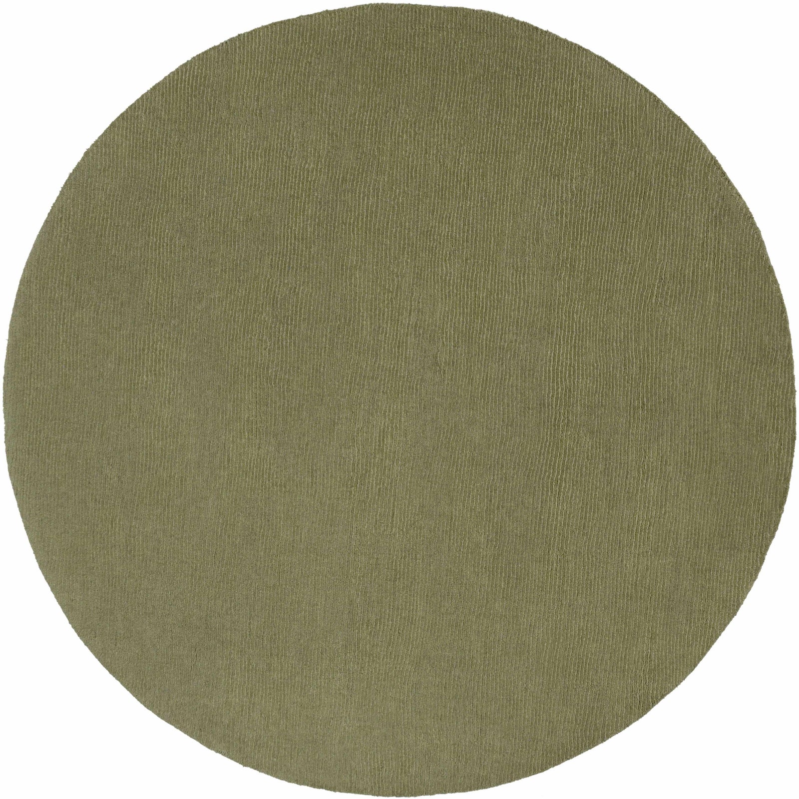 Brockton Solid Wool Sage Green Area Rug