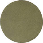 Brockton Solid Wool Sage Green Area Rug