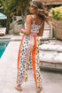 Wide Leg Color Block Jumpsuit