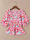 Summer Abstract Print Blouse