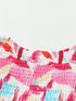 Summer Abstract Print Blouse