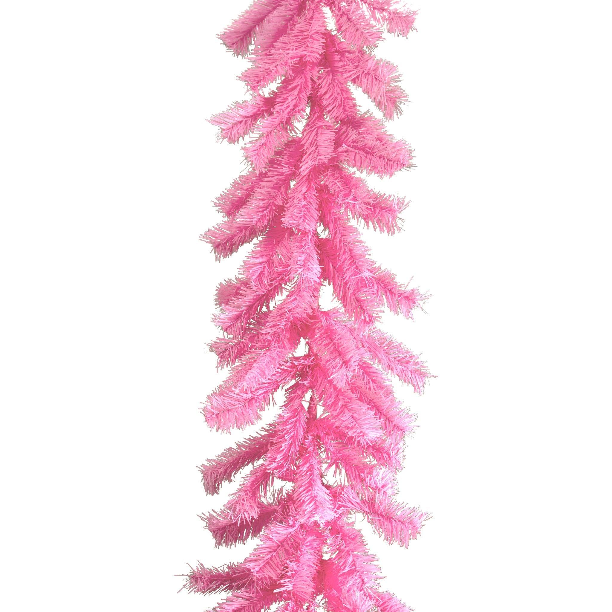 Pink Christmas Garland