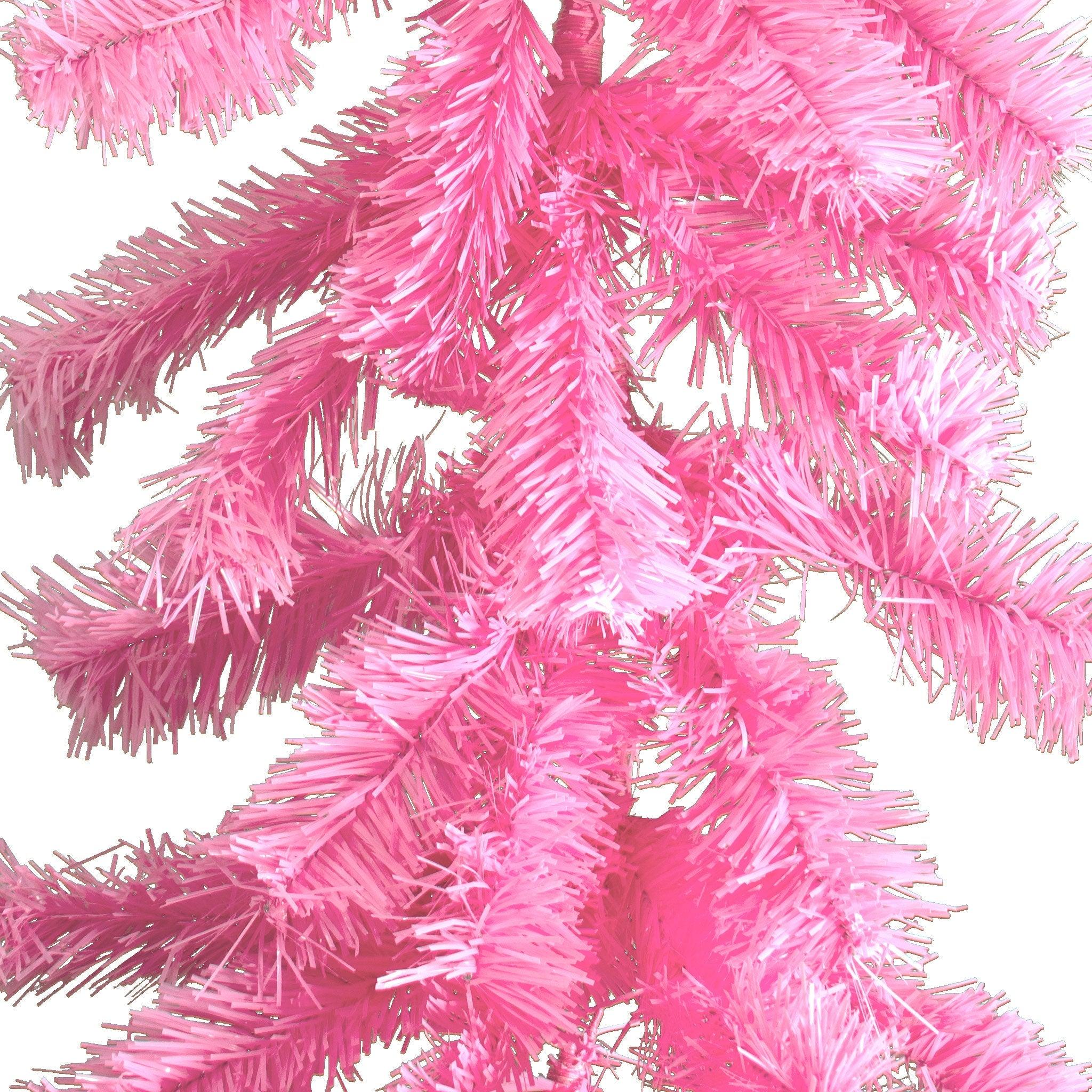 Pink Christmas Garland