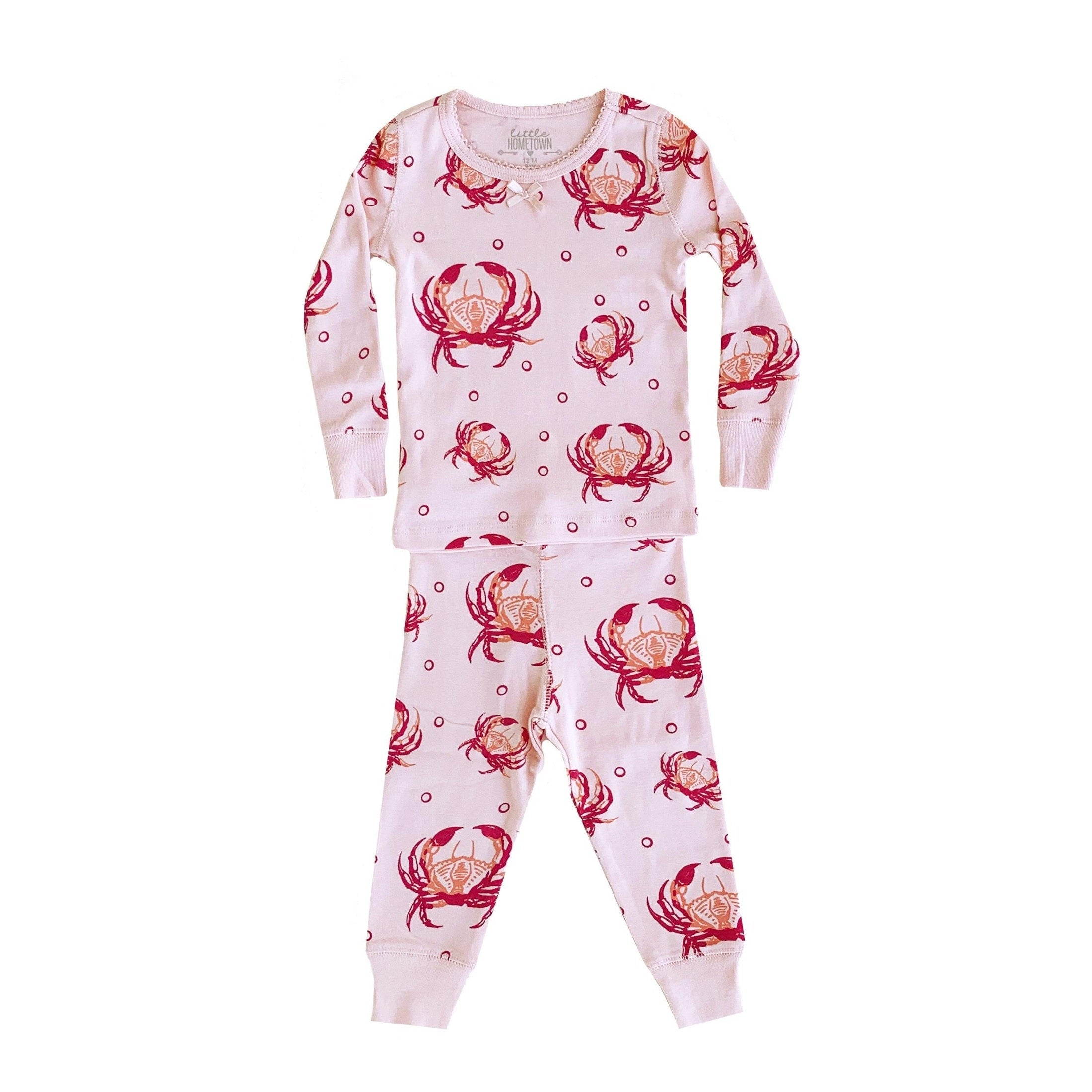 Pijama de cangrejo rosa