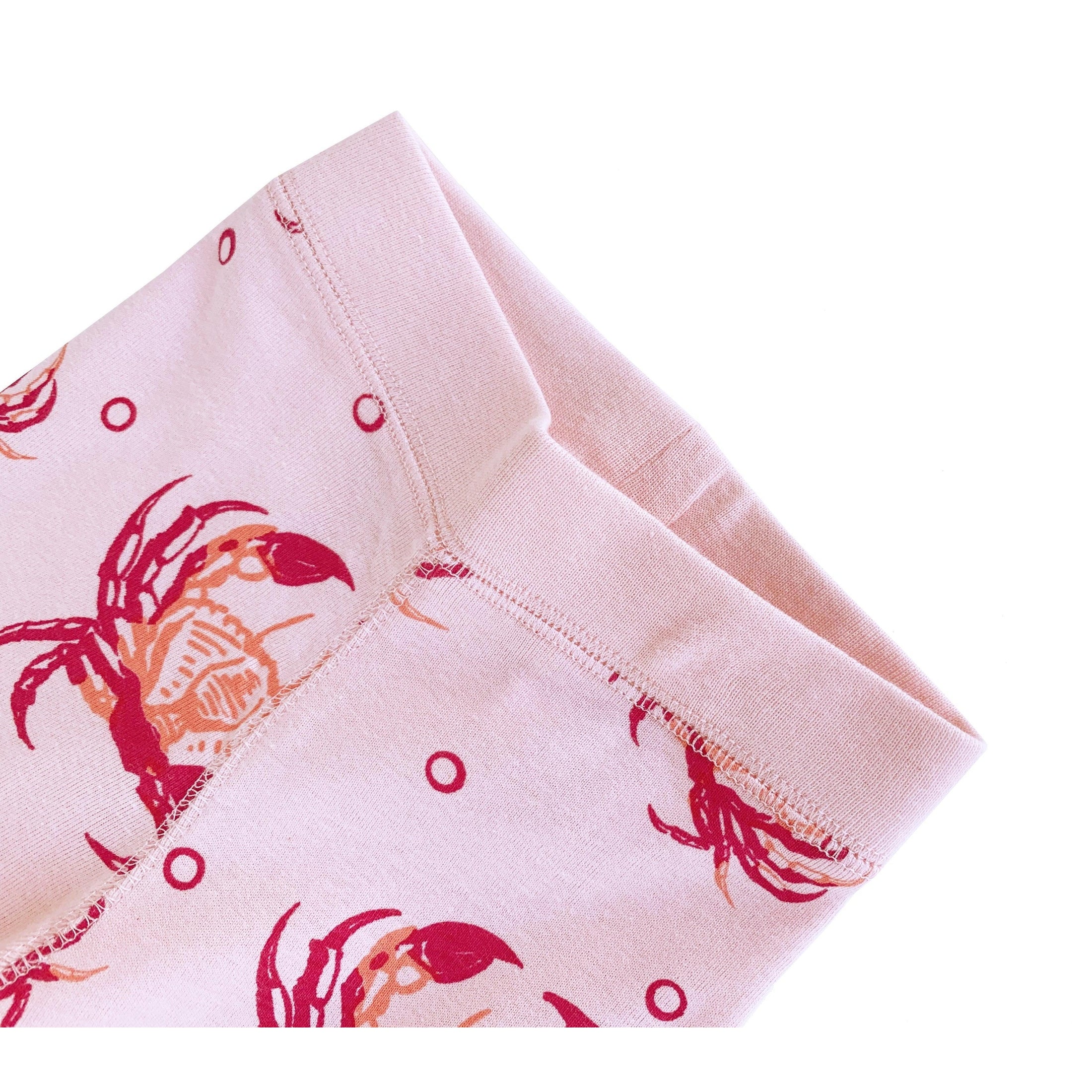 Pijama de cangrejo rosa