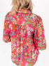 Pink Floral Button-Down Shirt
