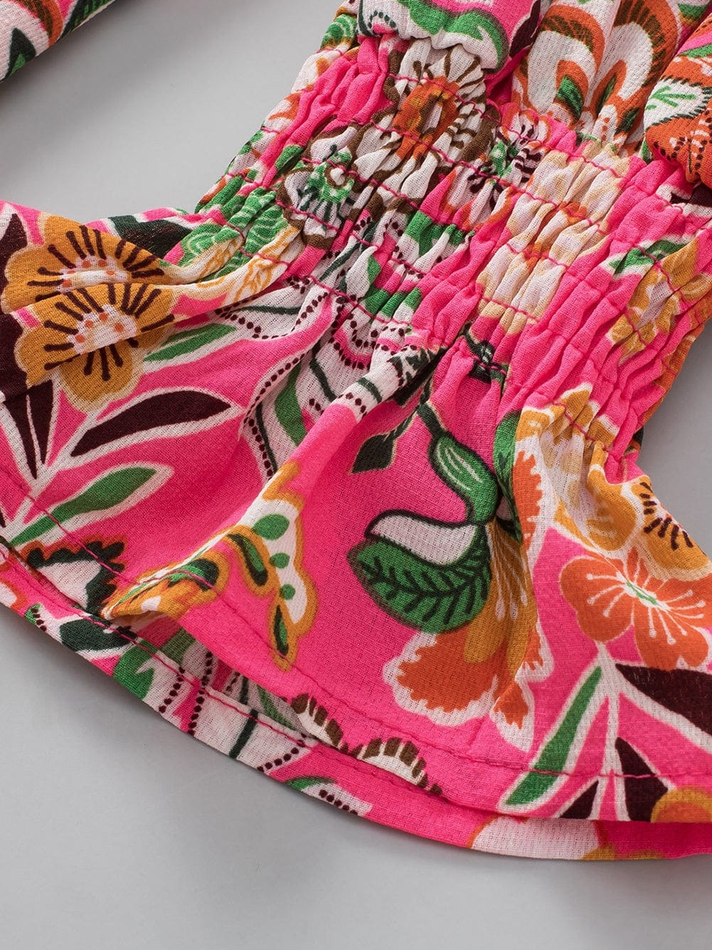 Floral Print Collared Shirt