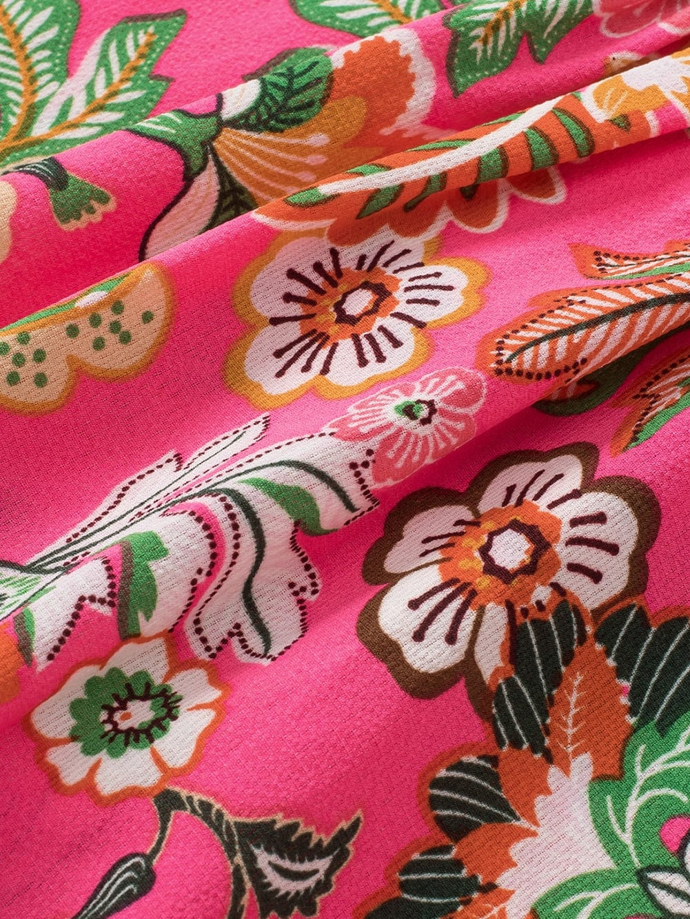 Pink Floral Button-Down Shirt