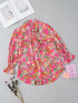 Pink Floral Button-Down Shirt
