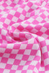 Pink Checkered Board Shorts
