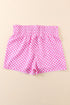 Pink Checkered Board Shorts
