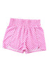 Casual Pink Checkered Shorts