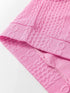 Pink Shorts and Top Set with Side Slits