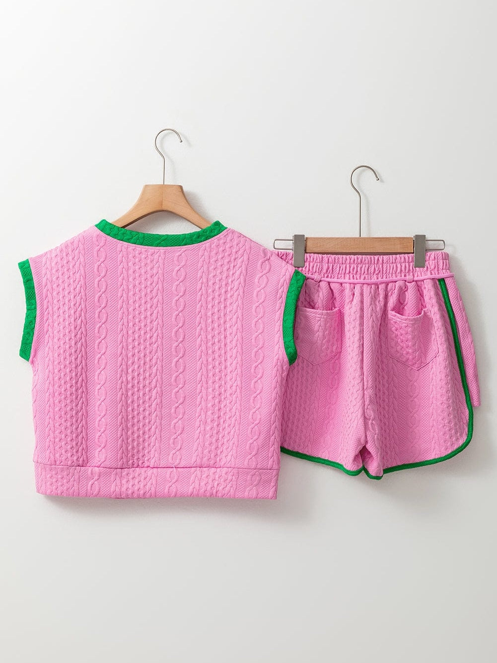 Charming Pink Knit Set