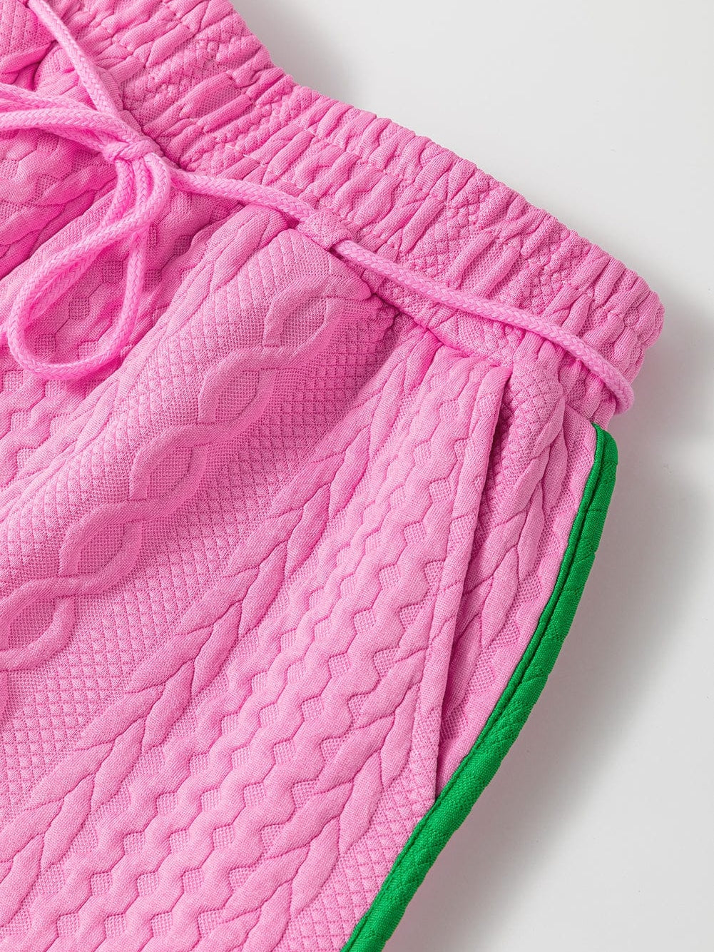 Pink Casual Shorts and Top