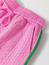 Pink Shorts and Top Set with Side Slits