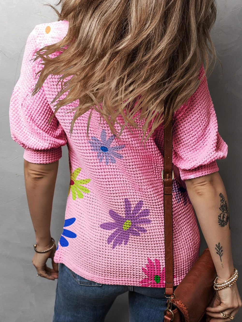 Delicate Floral Print T-Shirt
