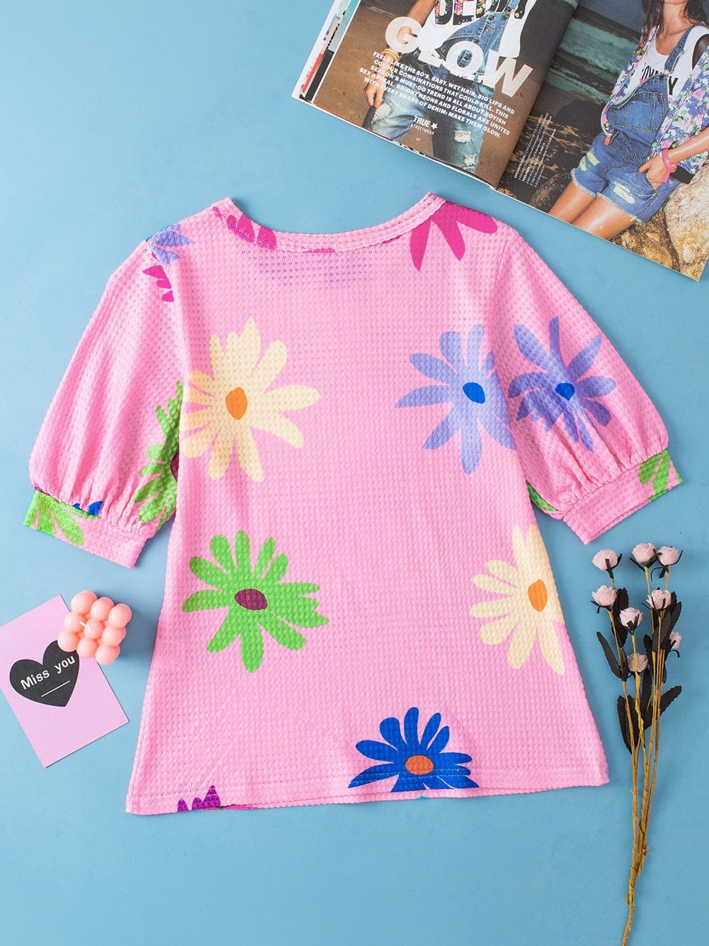 Delicate Floral Print T-Shirt