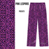 Pink Leopard Lounge Pants with Pockets
