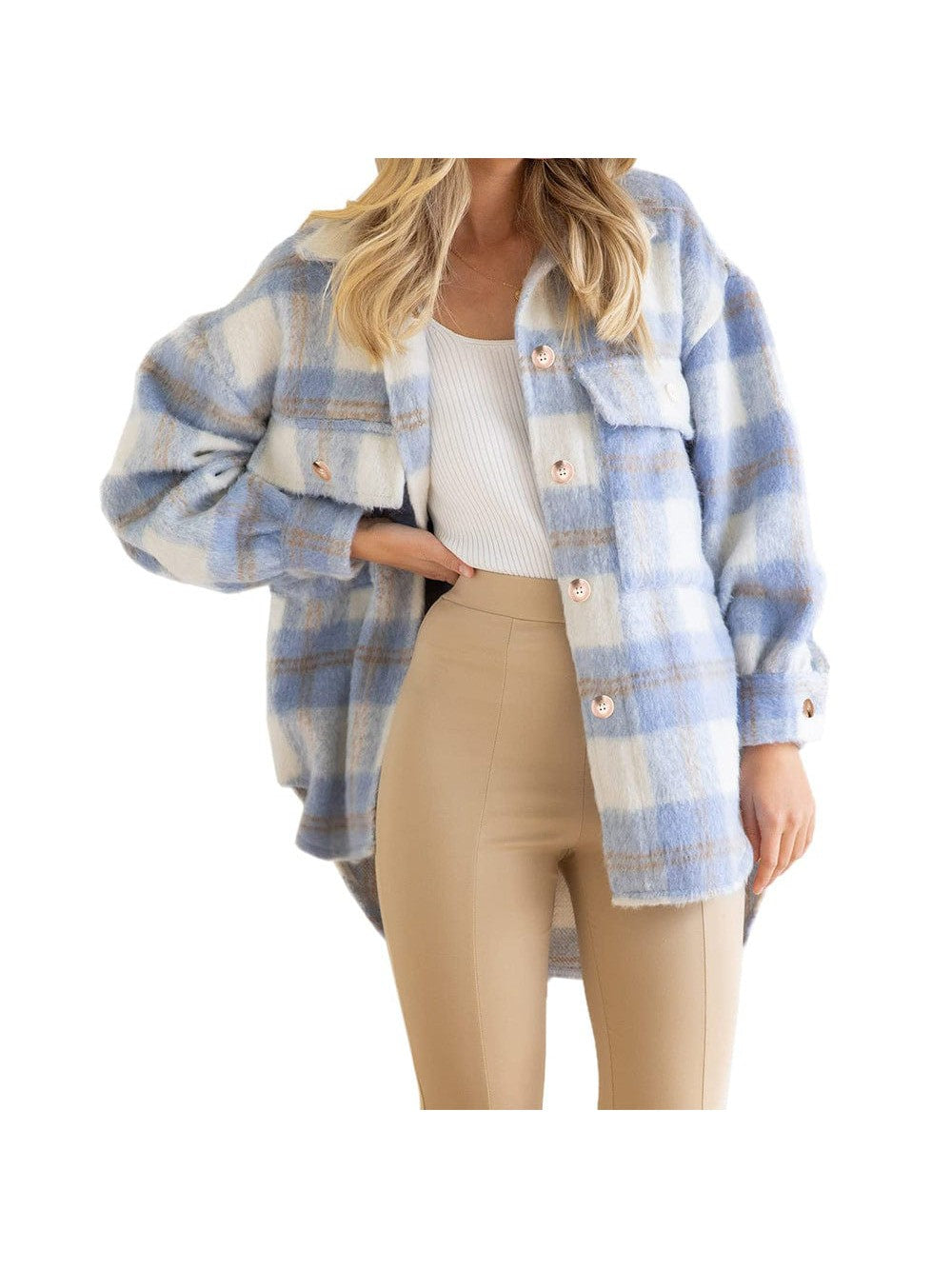 Lovely Plaid Shacket for Spring