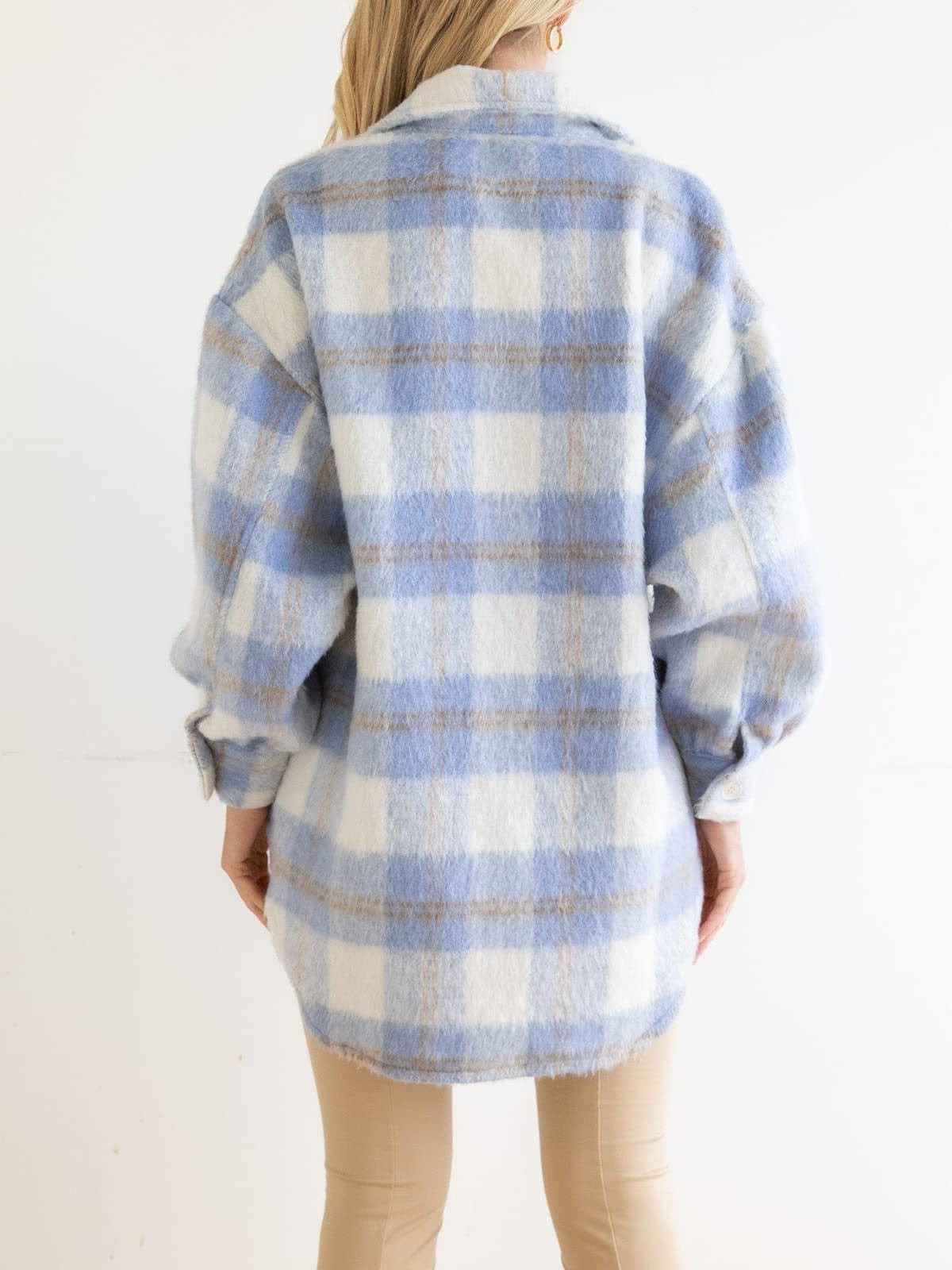 Lovely Plaid Shacket for Spring