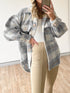 Lightweight Plaid Jacket for Women