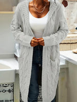 Chunky Cable Knit Cardigan